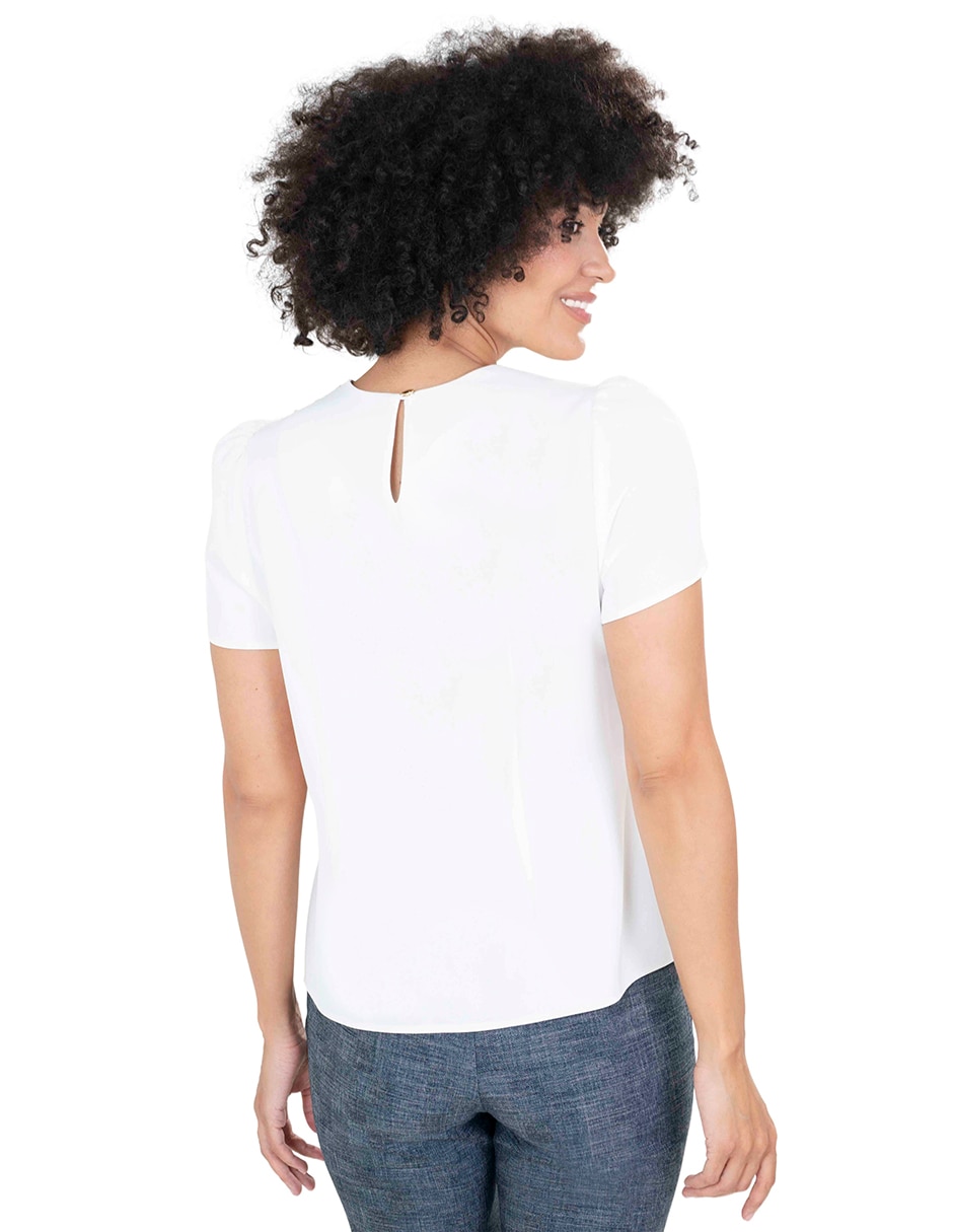 Blusa manga corta para mujer 3