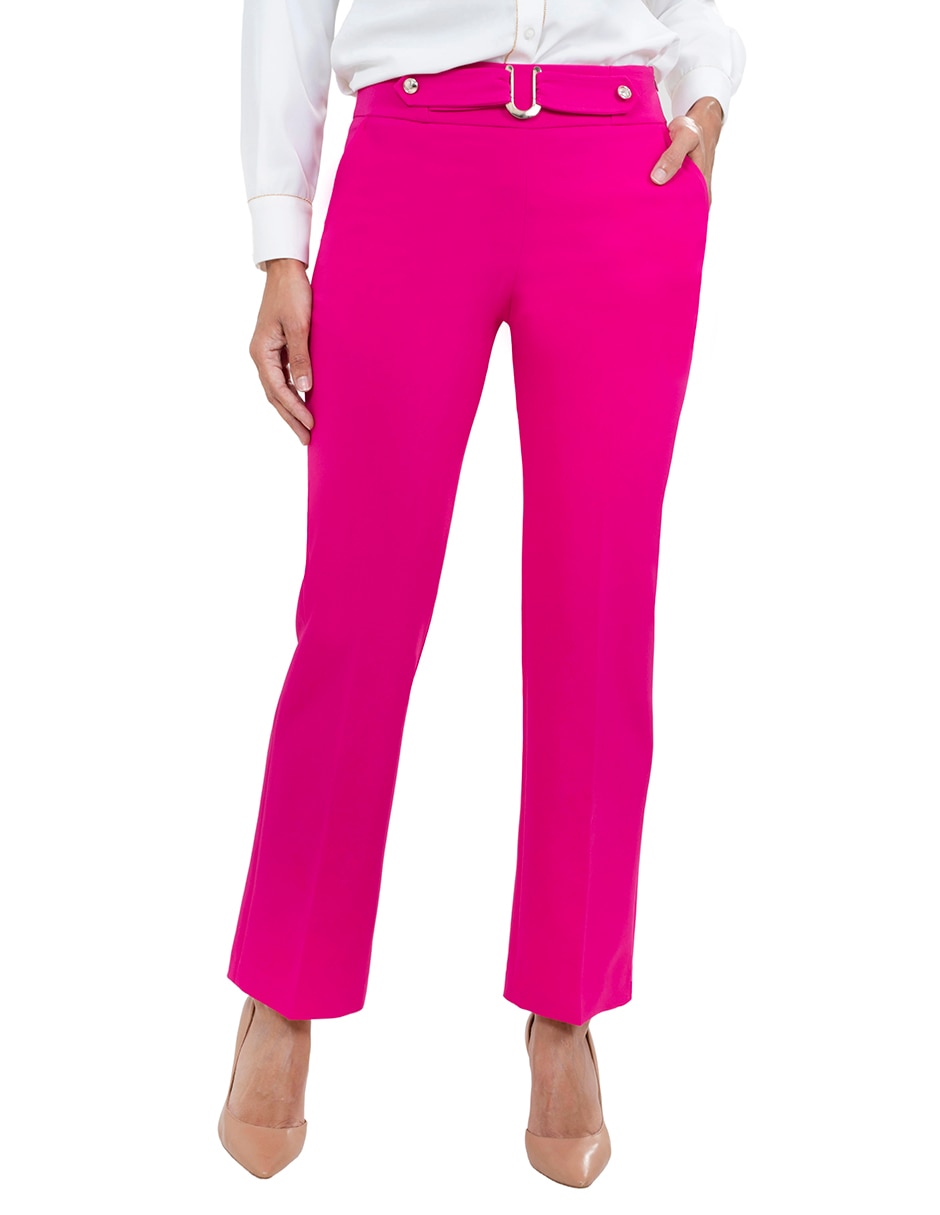 Pantalón Atelier Petite regular para mujer