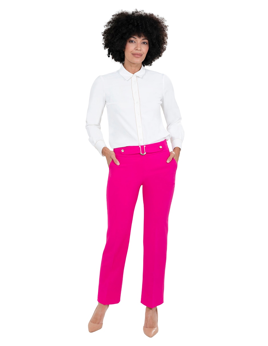 Pantalón Atelier Petite regular para mujer 2