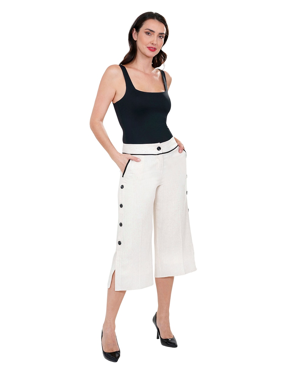 Pantalón Coulotte amplio para mujer 2
