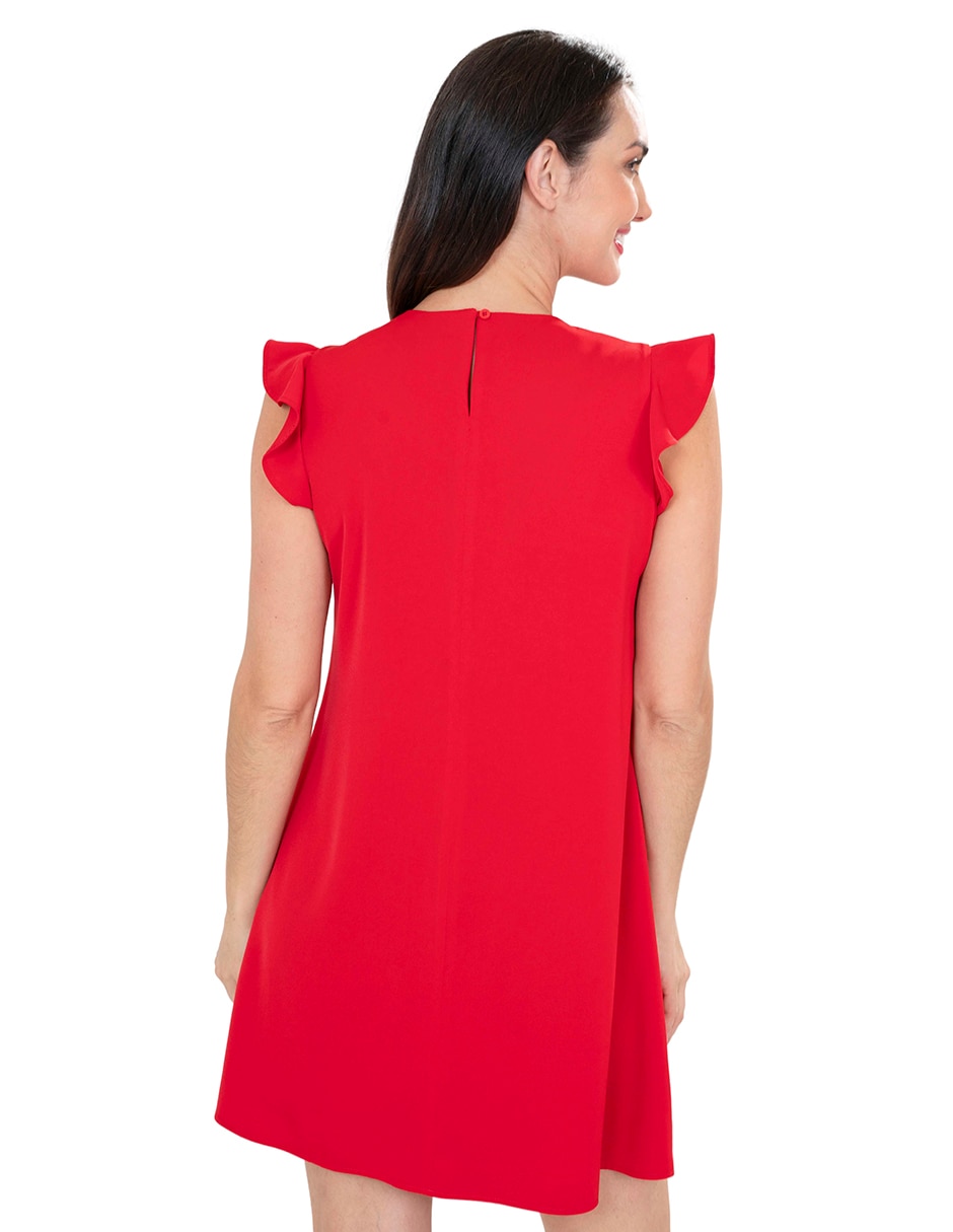 Vestido arriba rodilla casual para mujer 3