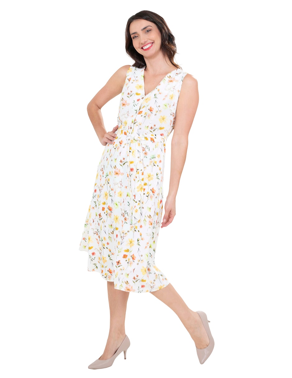 Vestido a la rodilla casual para mujer 2