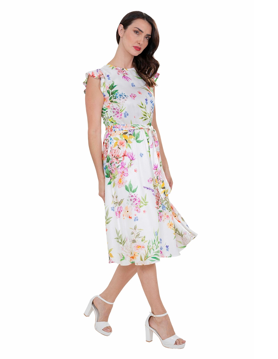 Vestido midi casual para mujer
