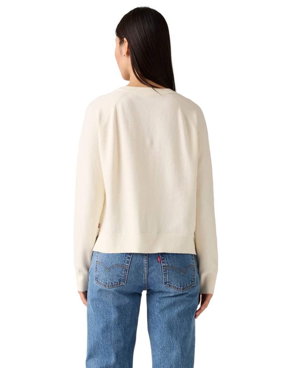 Suéter cuello V para mujer 2
