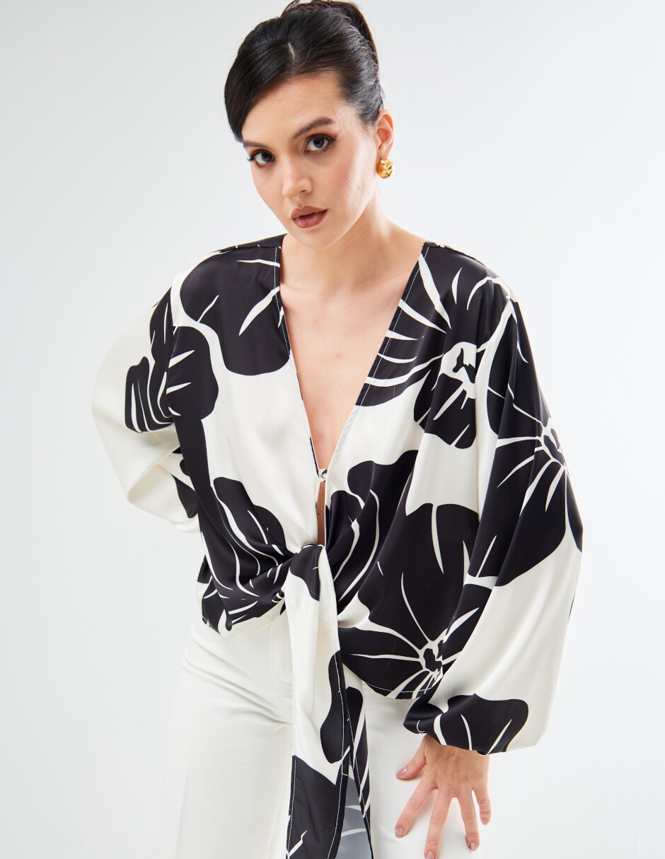 Blusa Colección Soleil manga larga para mujer 3