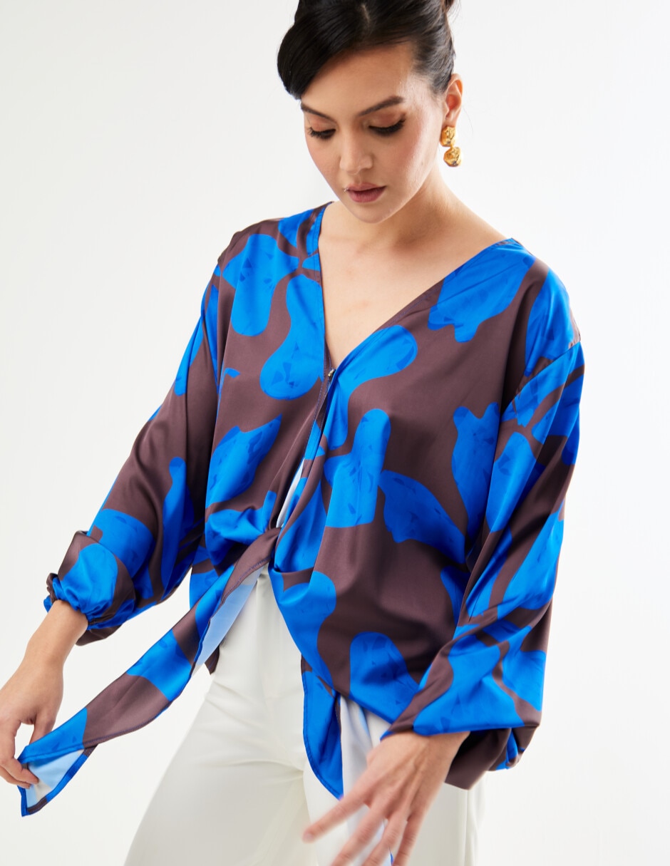 Blusa Soleil manga larga para mujer 3