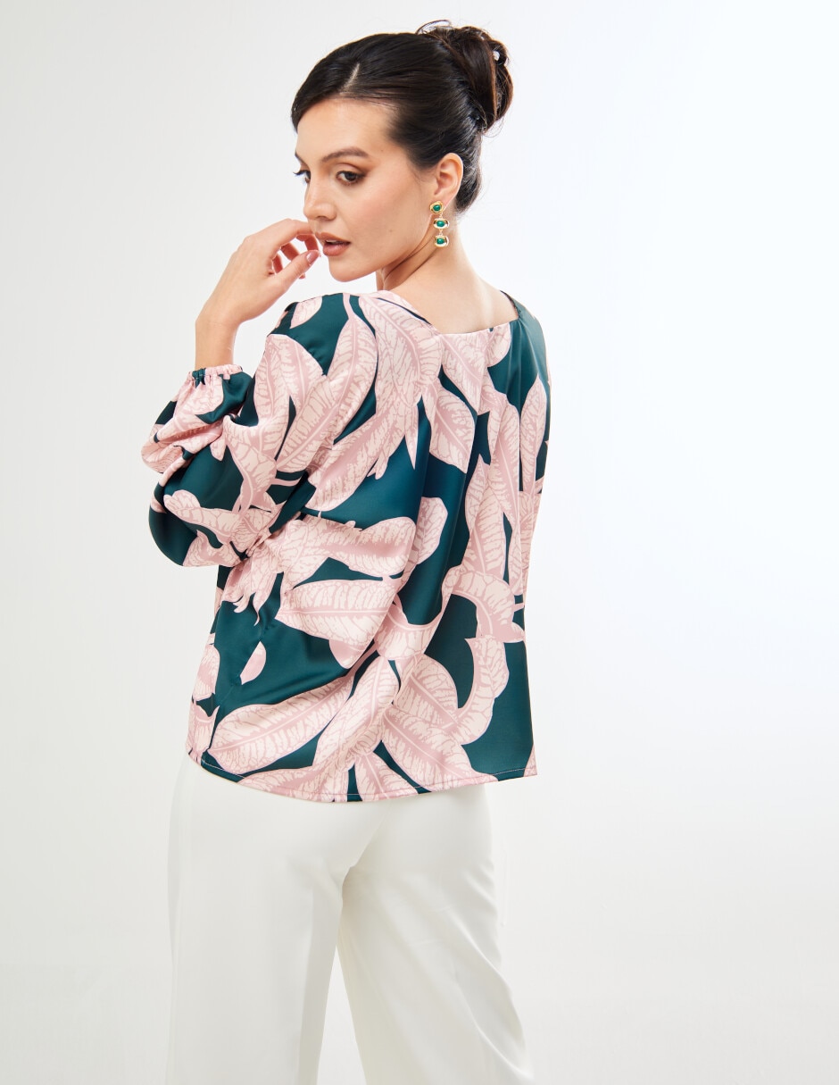 Blusa Soleil manga larga para mujer 2