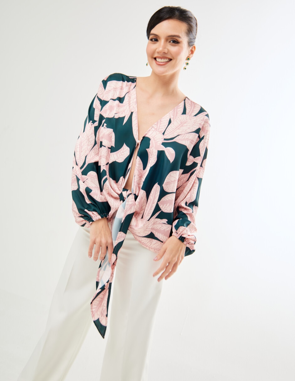 Blusa Soleil manga larga para mujer 4