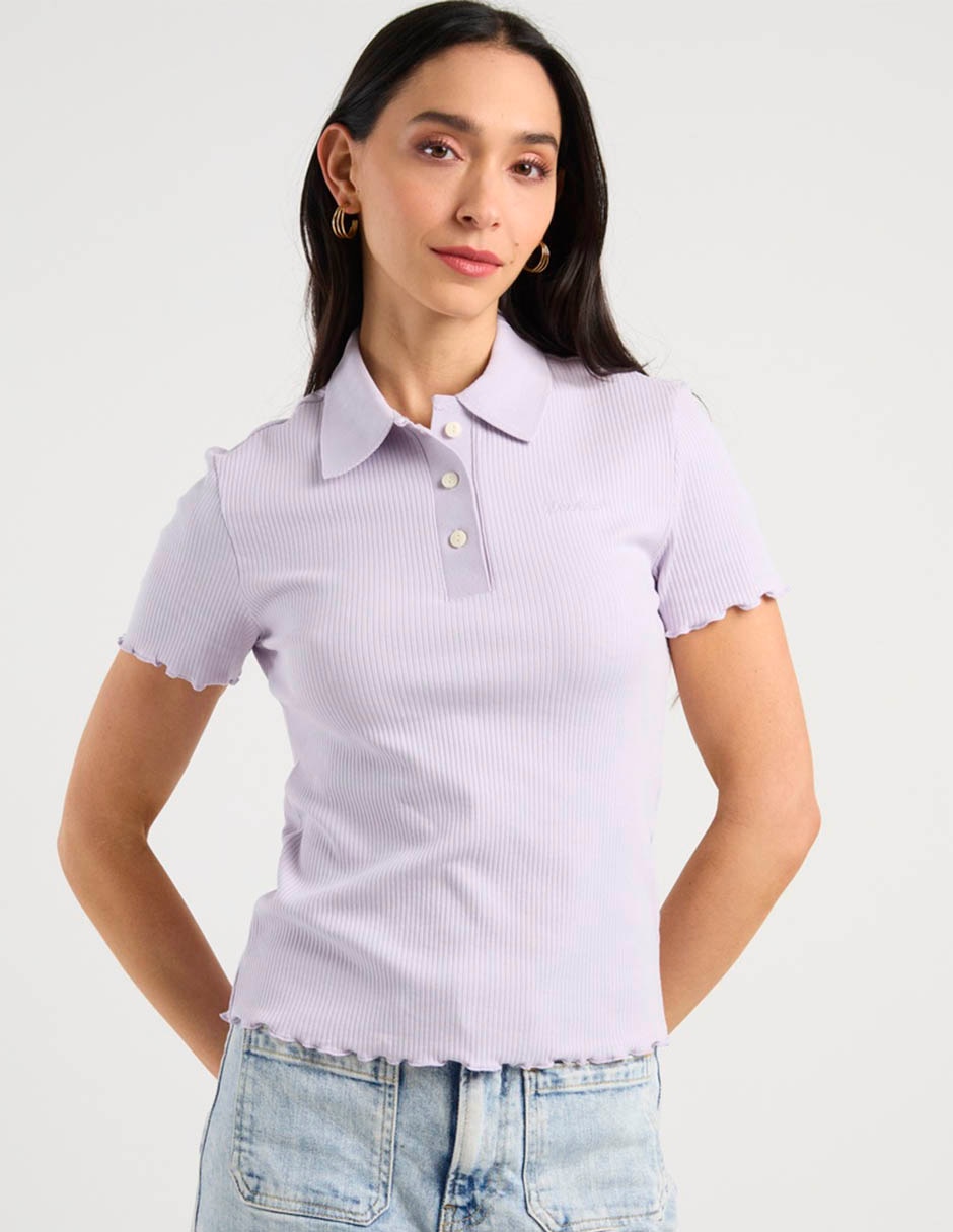 Playera tipo polo para mujer 2