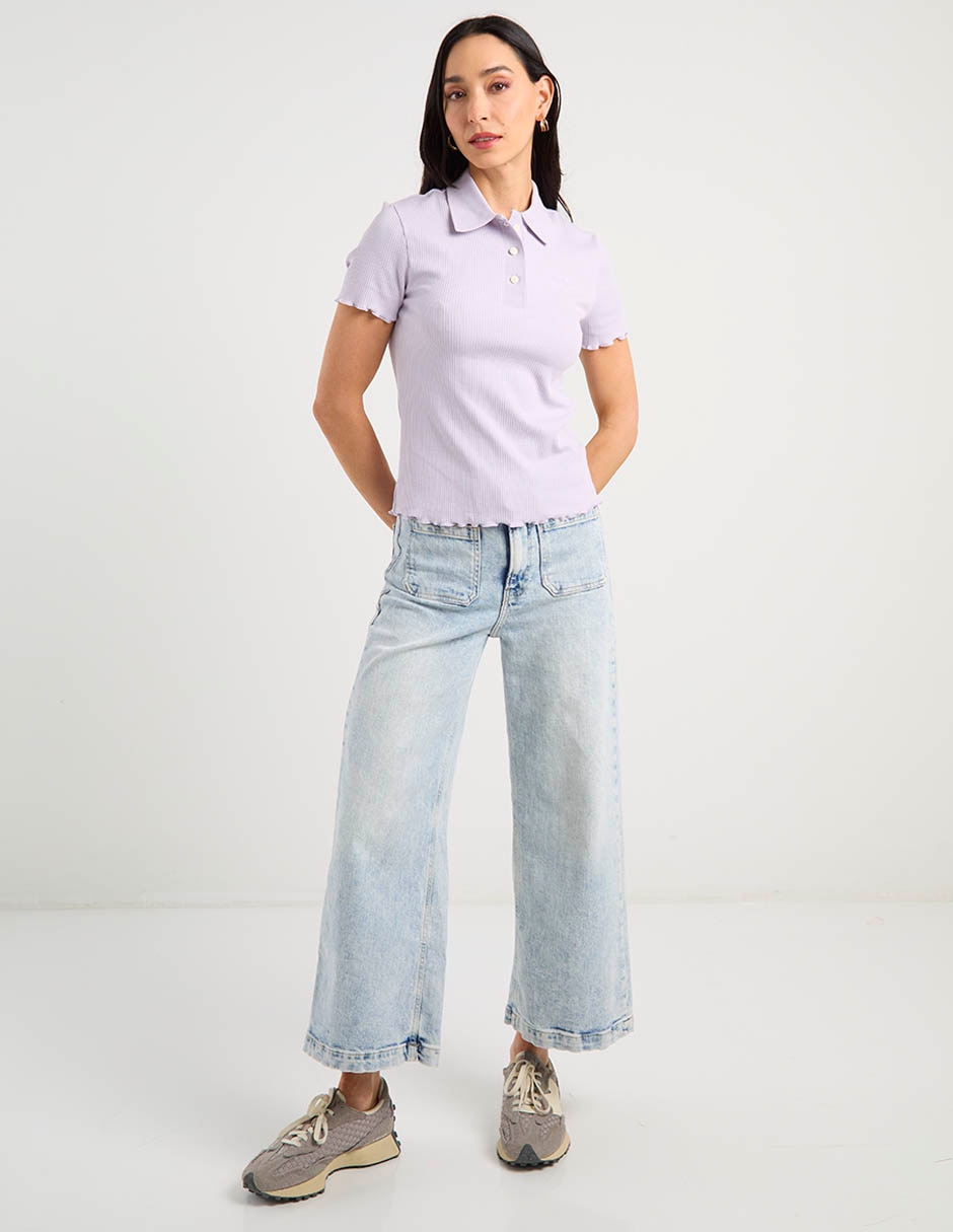 Playera tipo polo para mujer 3