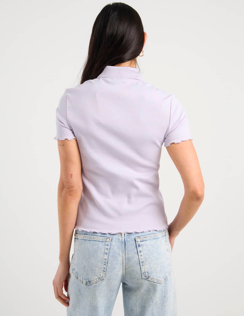 Playera tipo polo para mujer 6