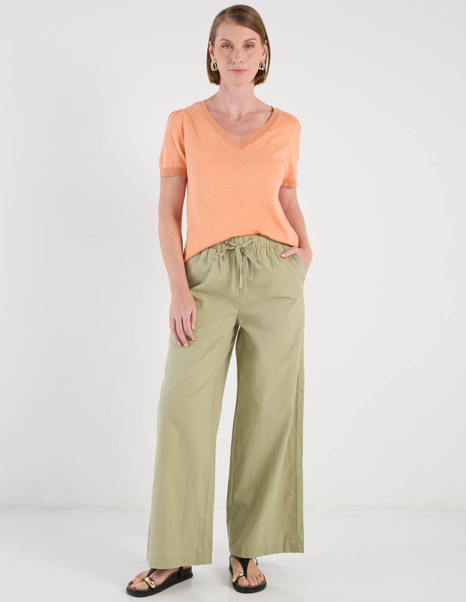 Pantalón relaxed amplio para mujer 3