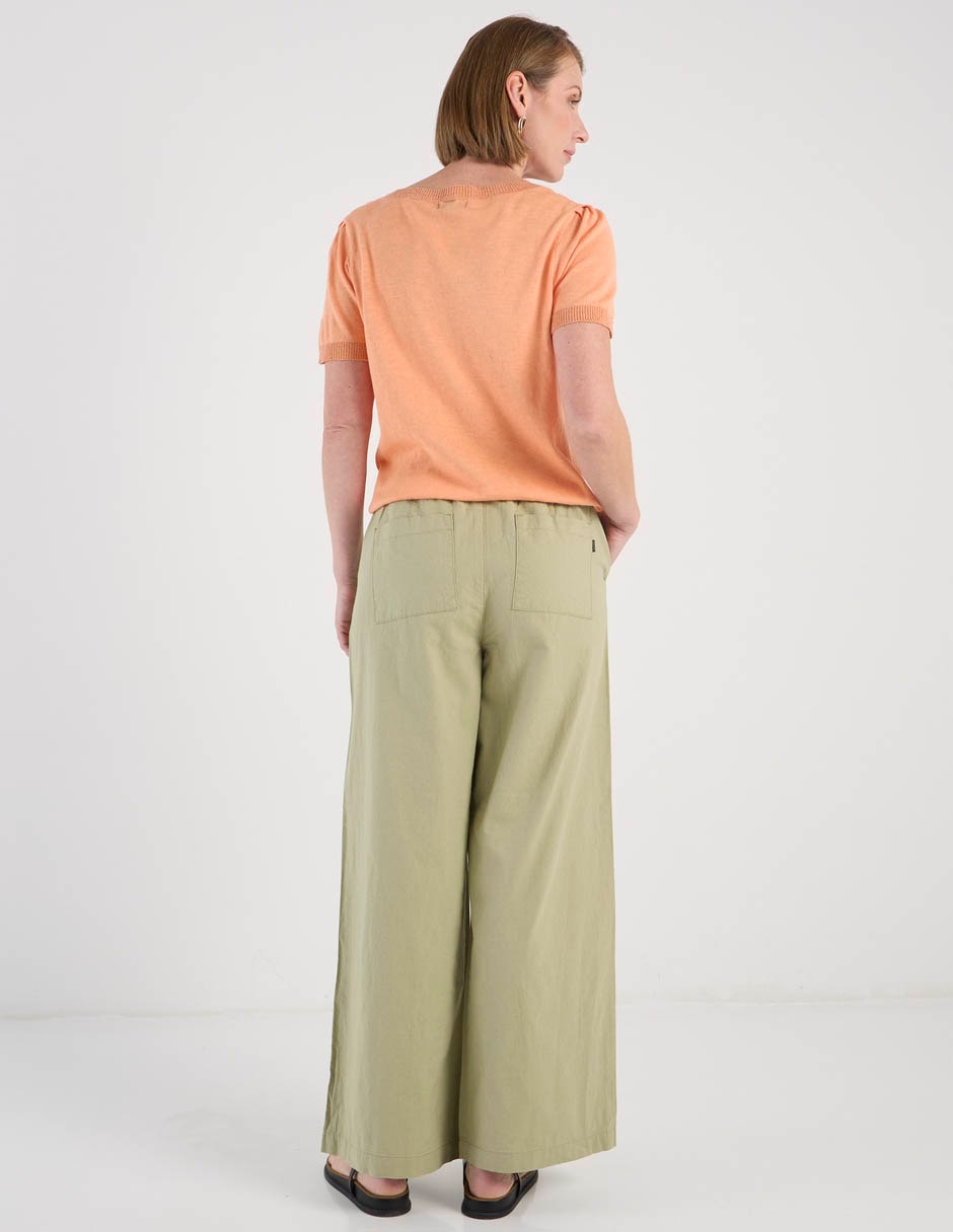 Pantalón relaxed amplio para mujer 6