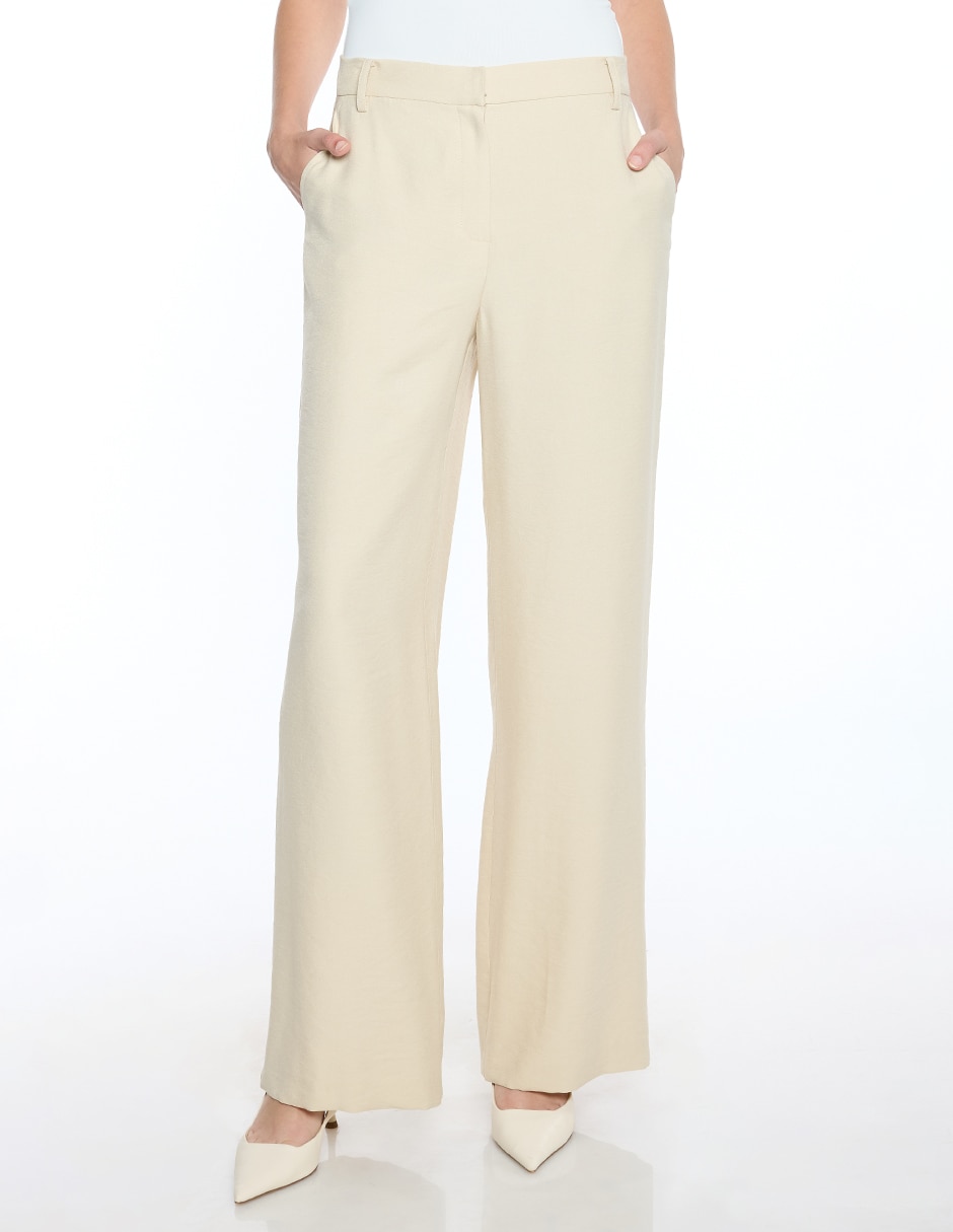 Pantalón relaxed amplio para mujer