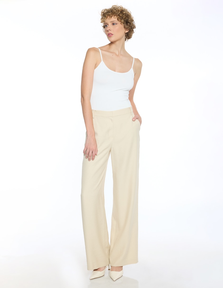 Pantalón relaxed amplio para mujer 2