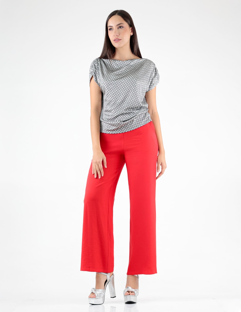 Blusa manga corta para mujer 6