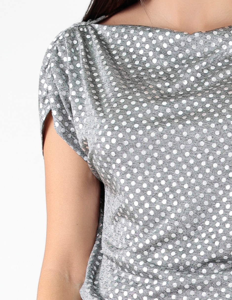 Blusa manga corta para mujer 7