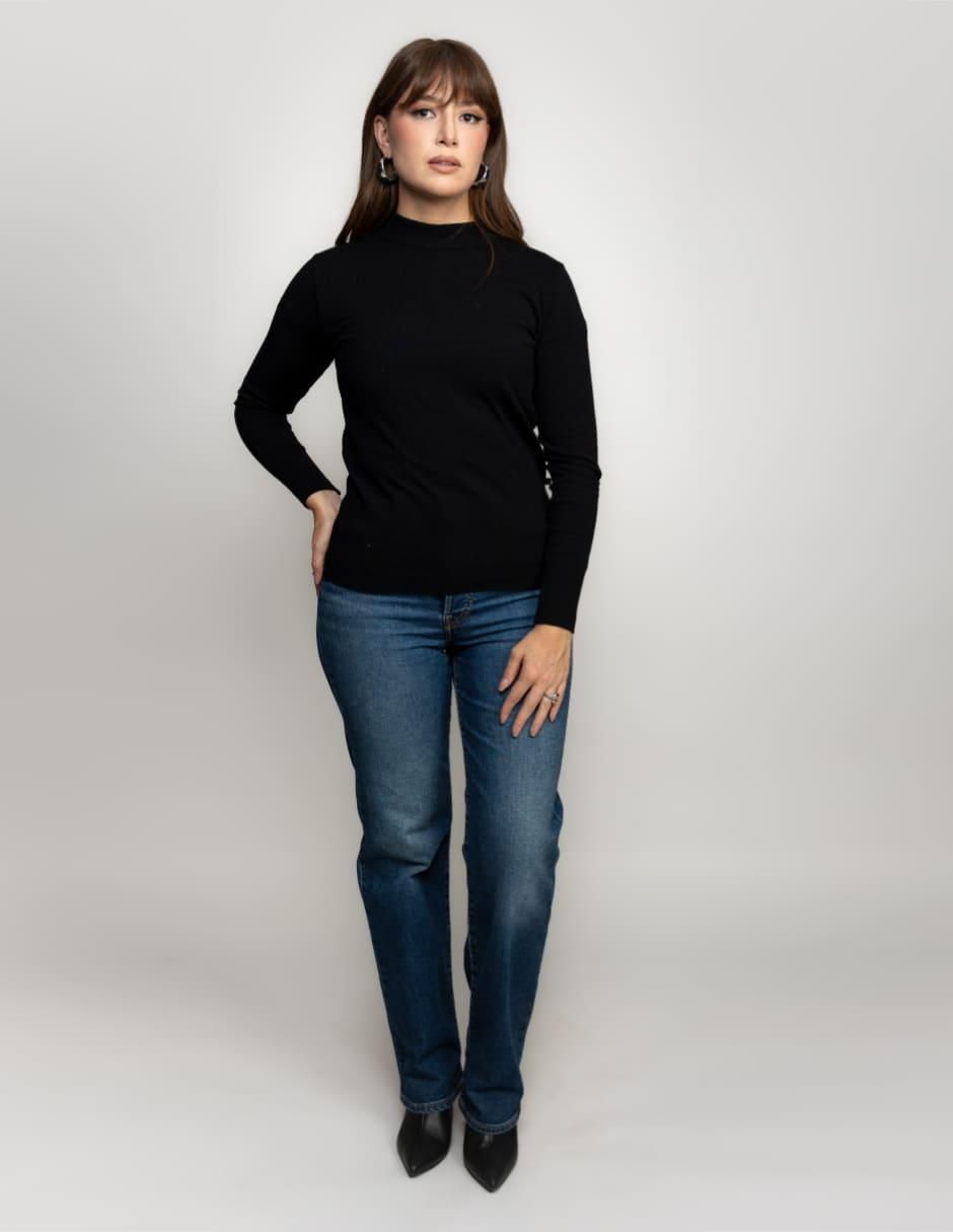 Suéter cuello alto para mujer 3