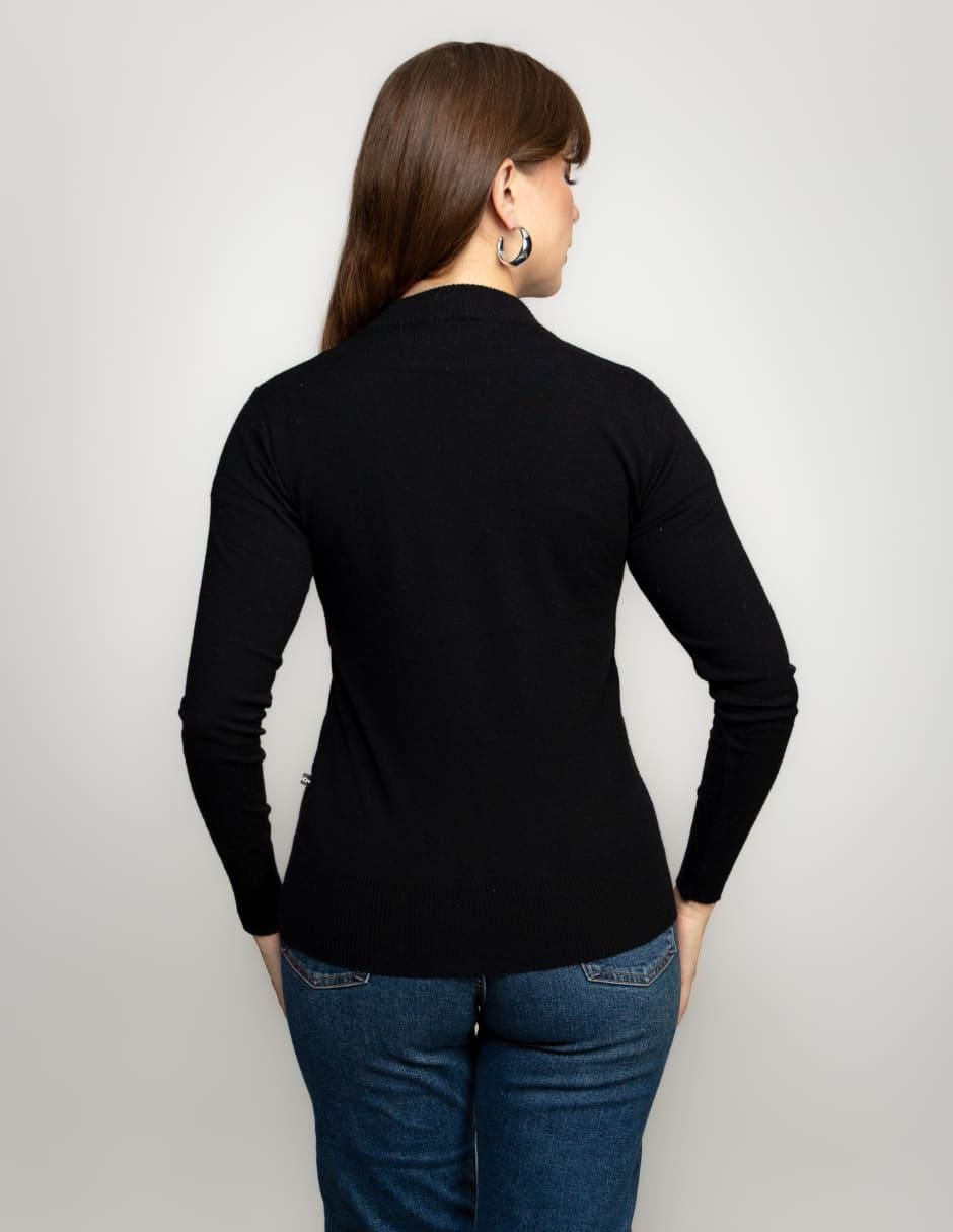 Suéter cuello alto para mujer 4