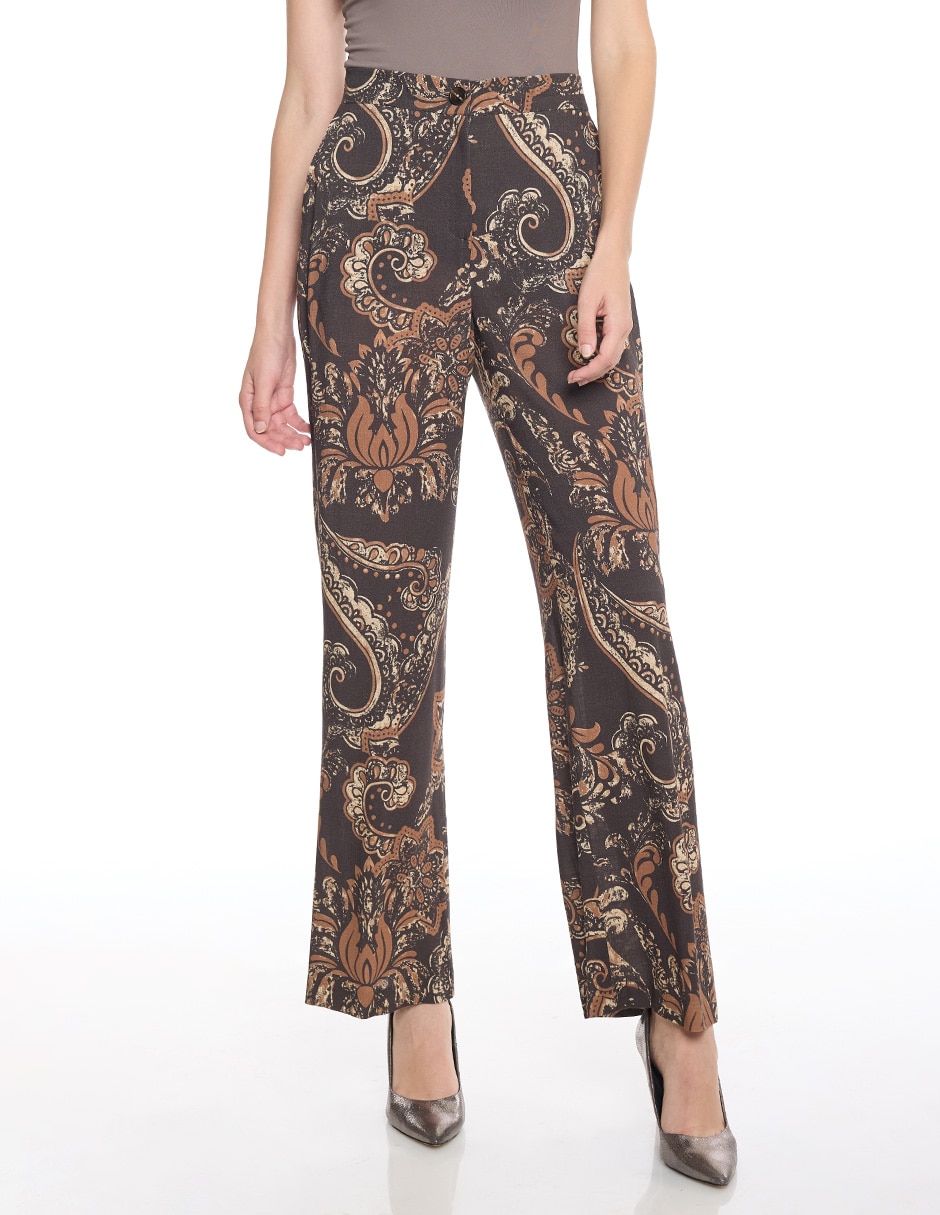 Pantalón de vestir amplio para mujer