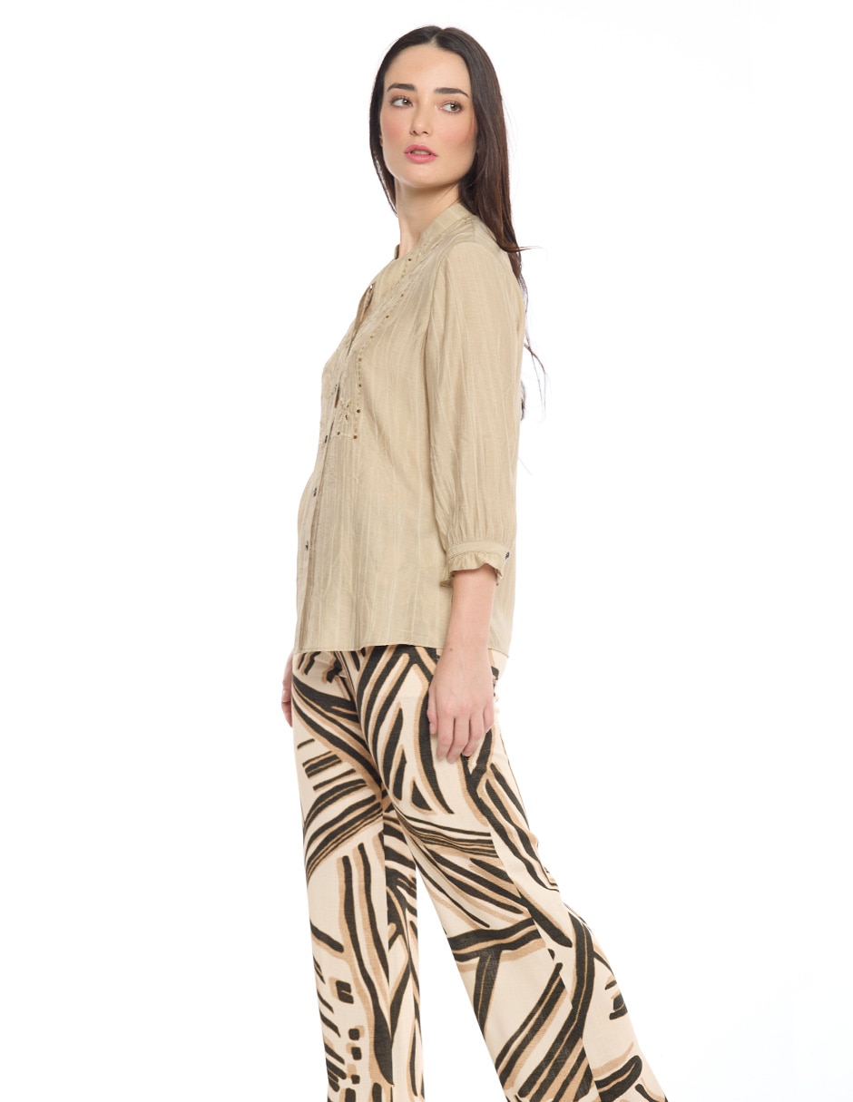 Blusa Molly manga 3/4 para mujer 3