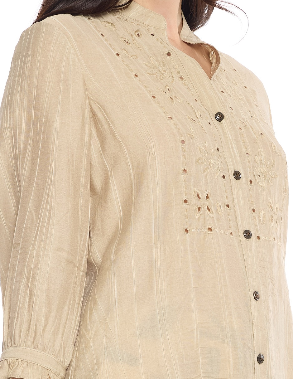 Blusa Molly manga 3/4 para mujer 5
