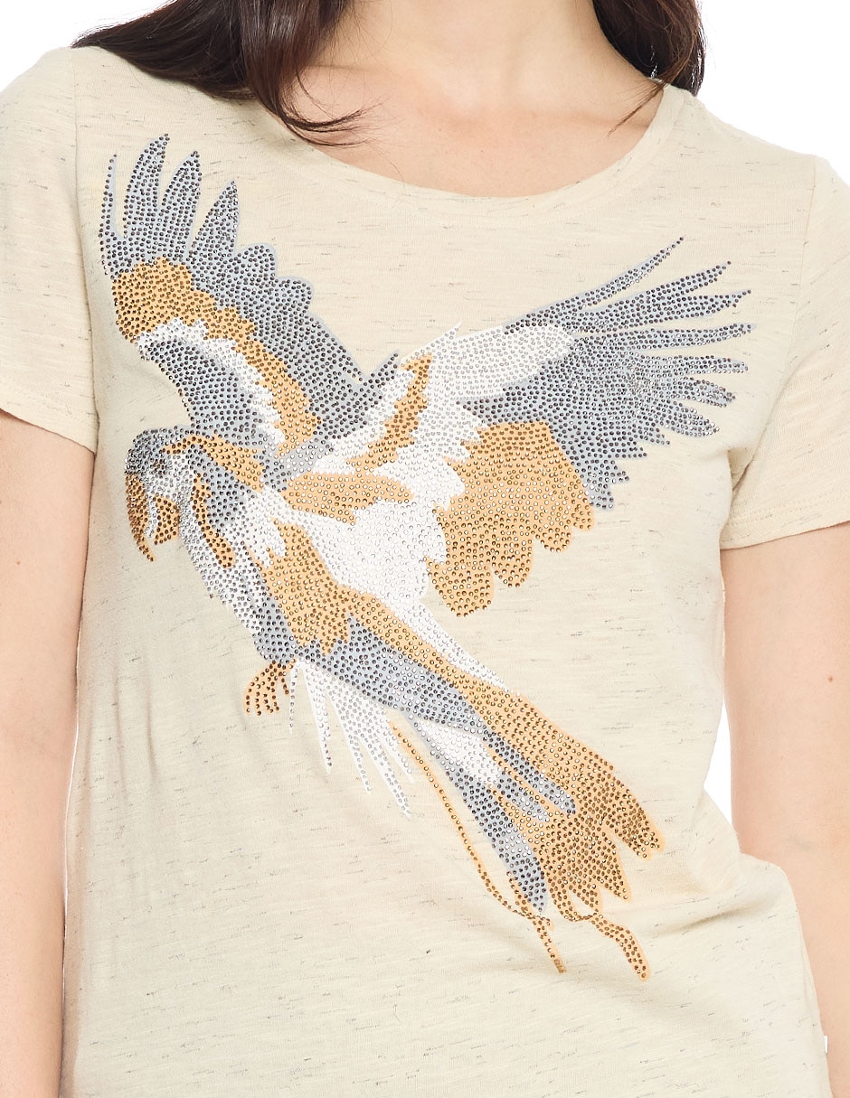 Playera Mylah manga corta para mujer 5
