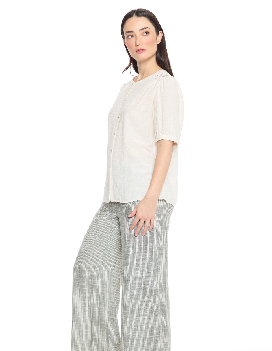 Blusa Mylah manga al codo para mujer 3