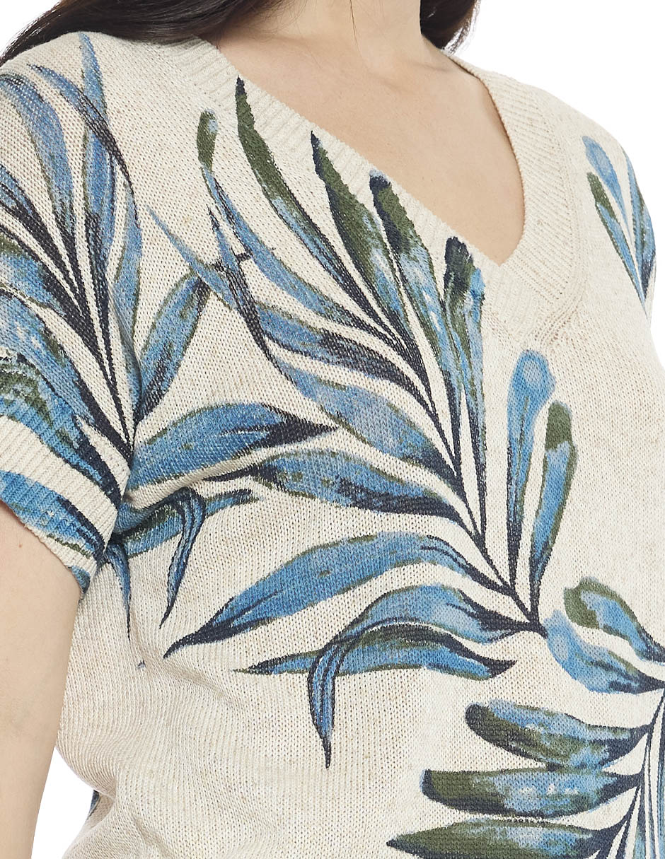 Blusa manga corta para mujer 5