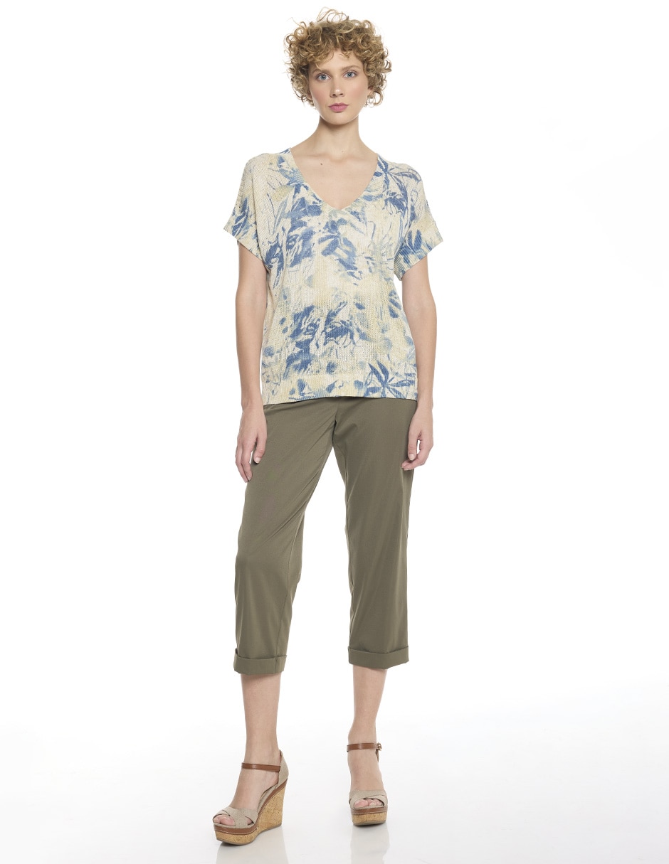 Blusa manga corta para mujer 2