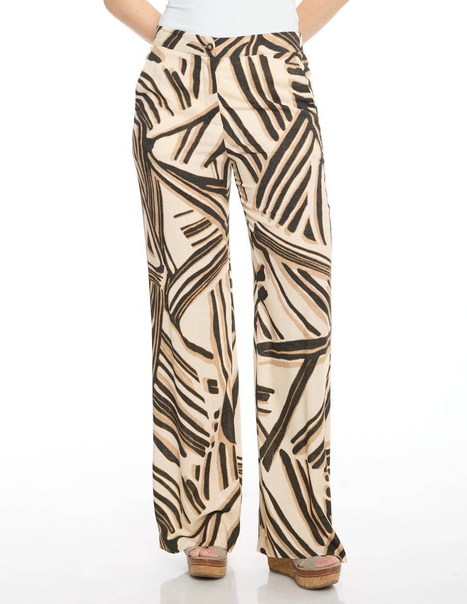 Pantalón de vestir amplio para mujer