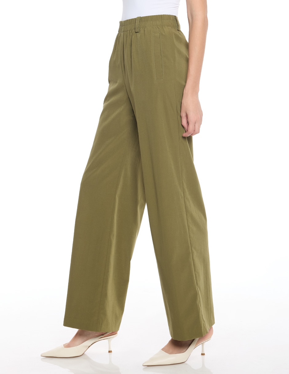 Pantalón de vestir amplio para mujer 3
