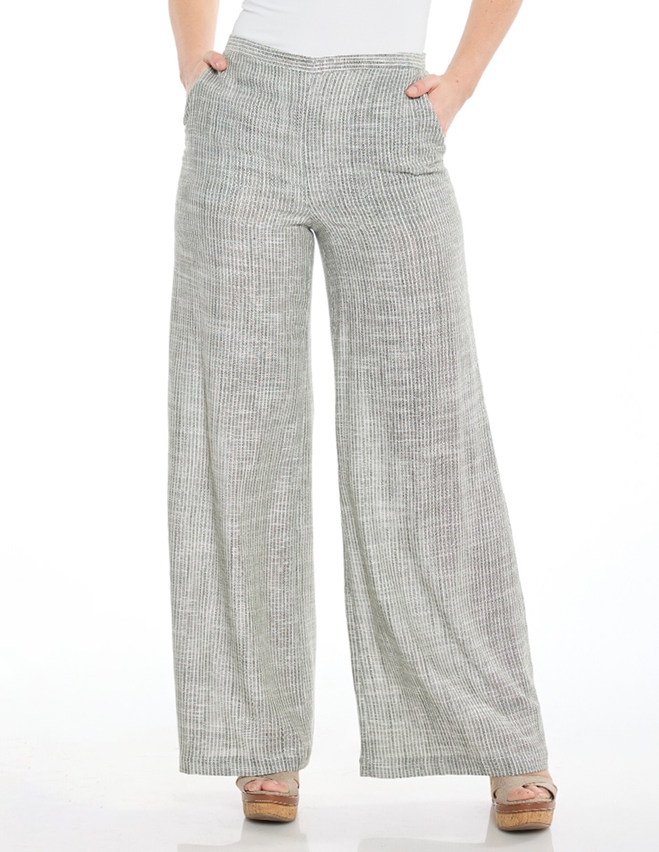 Pantalón de vestir amplio para mujer