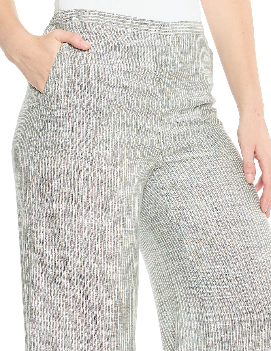 Pantalón de vestir amplio para mujer 5