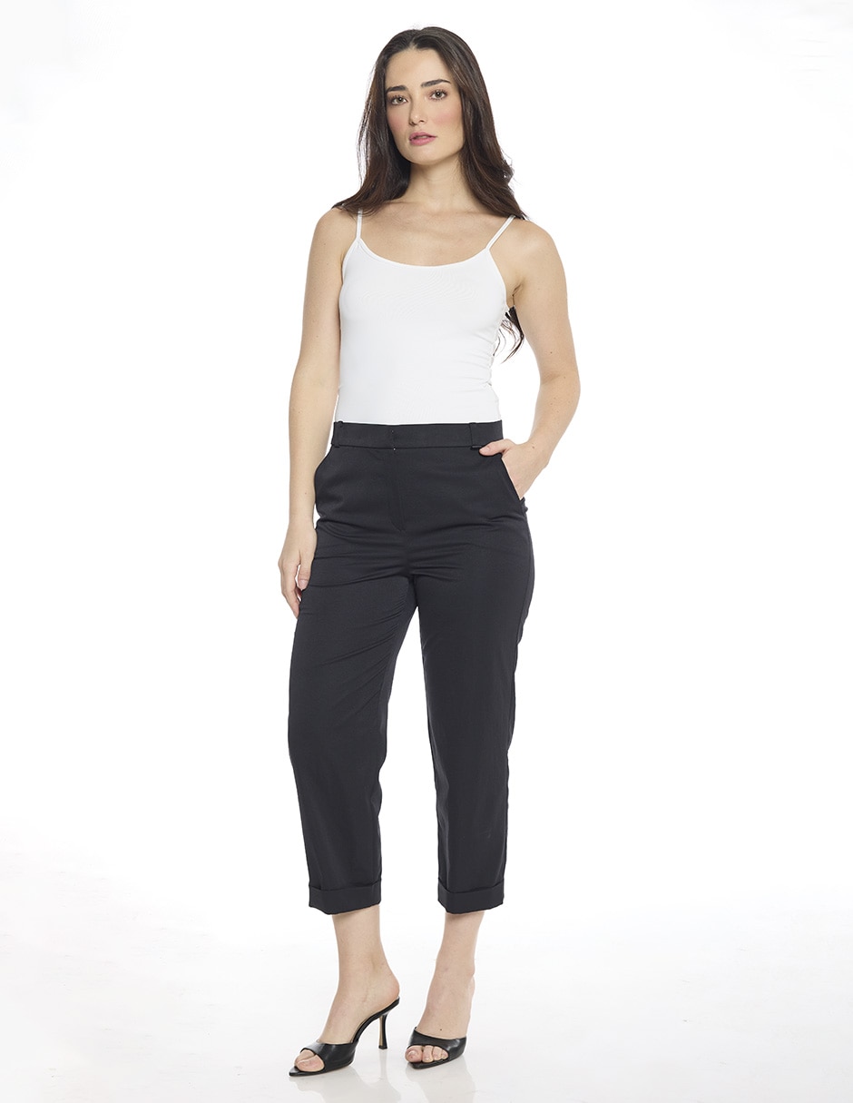 Pantalón capri regular para mujer 2