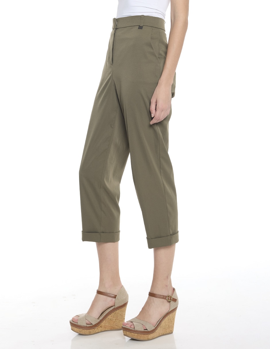 Pantalón capri regular para mujer 3