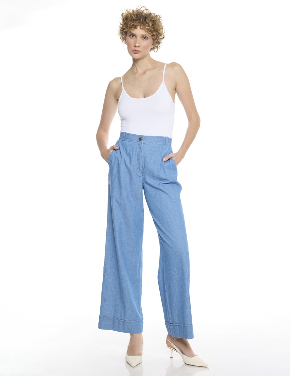 Pantalón regular para mujer