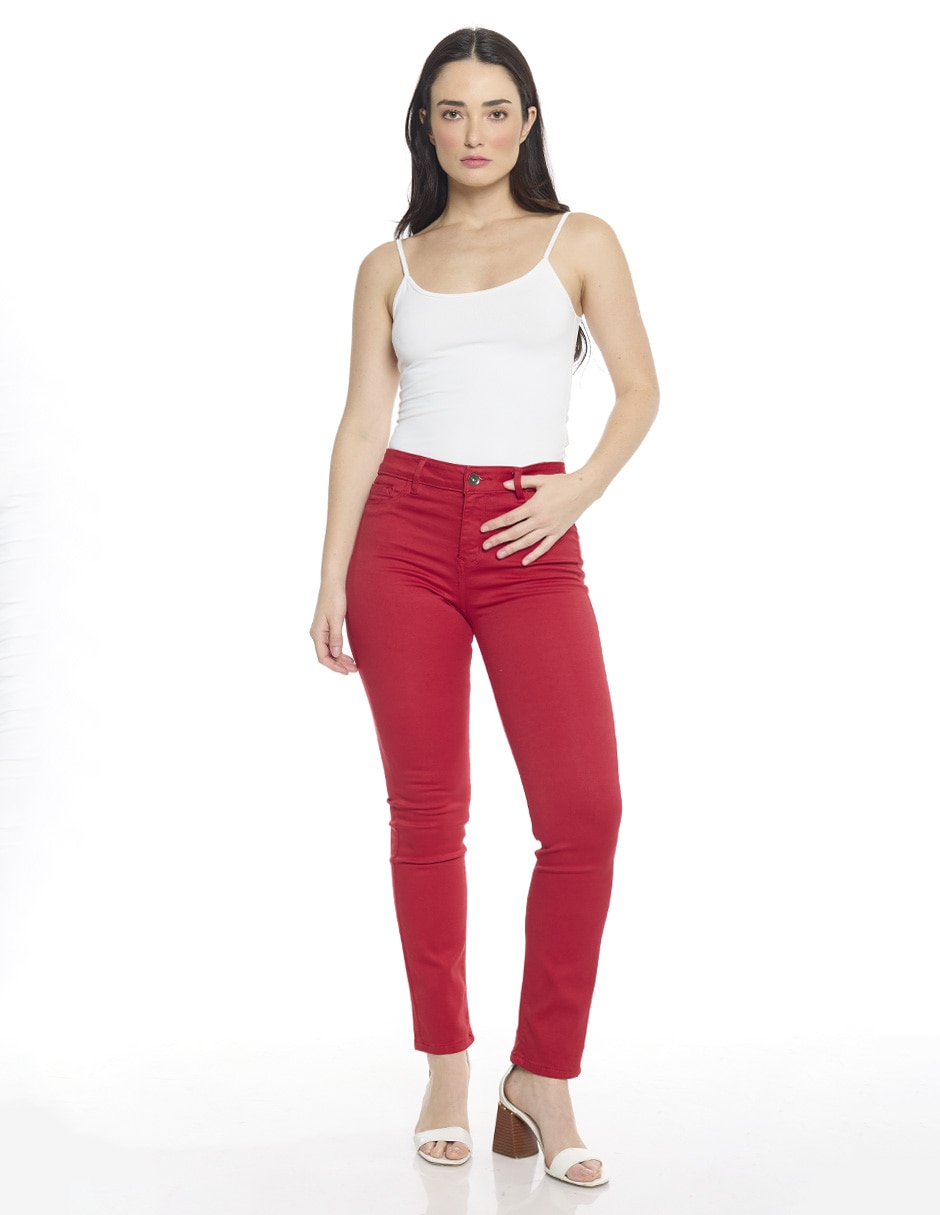 JEANS FOLEY'S 126868 LISO, 32, ROJO