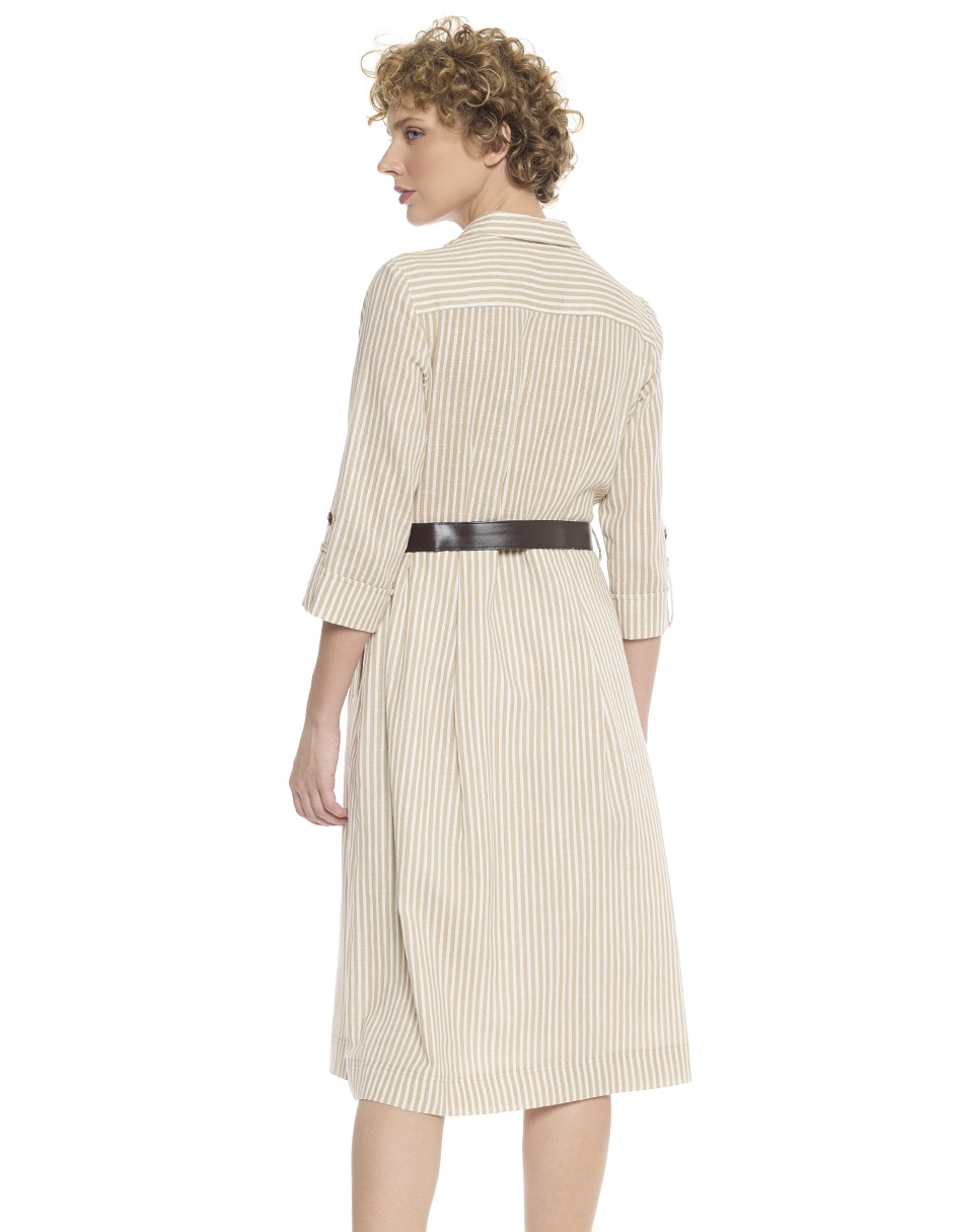 Vestido midi formal para mujer 4