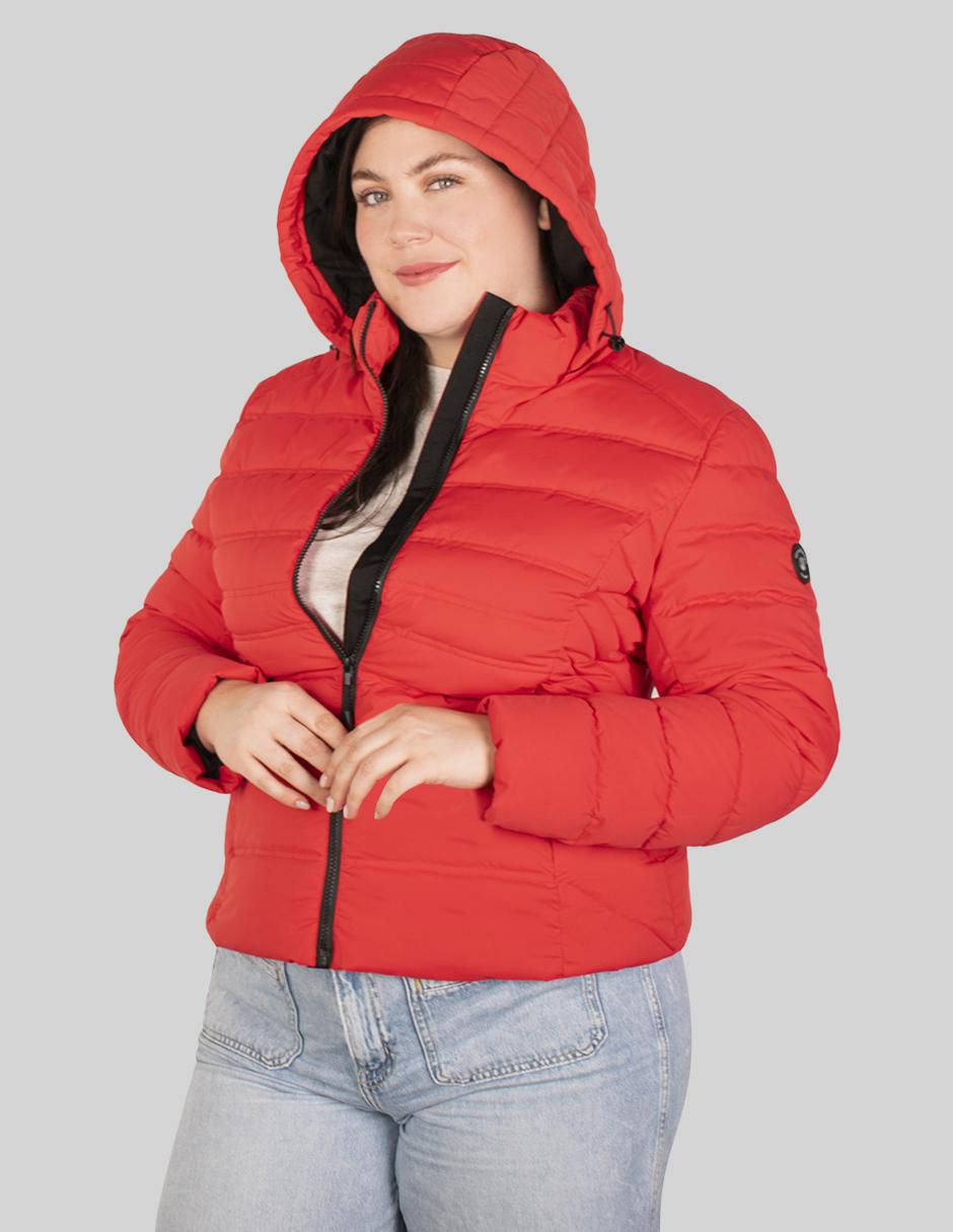 "chamarra" acolchada greenlander no impermeable "de" poliéster "para mujer"
