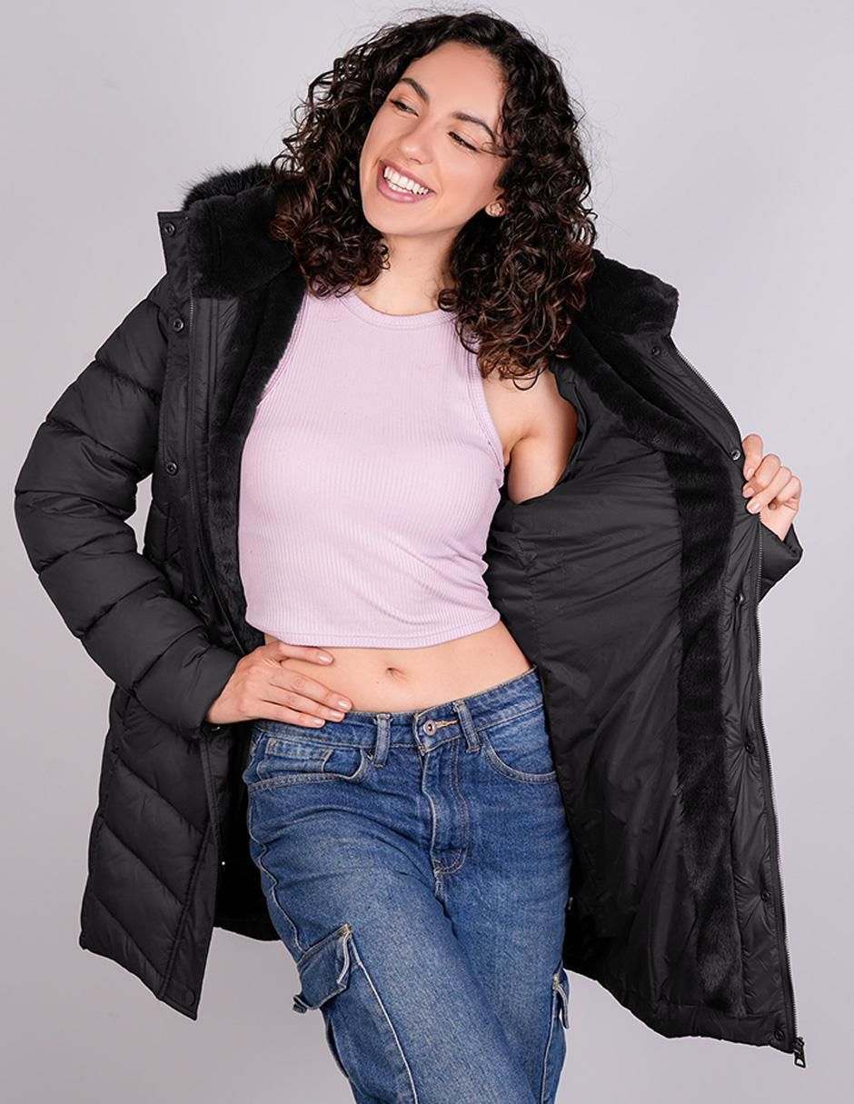 "chamarra" acolchada greenlander no impermeable "de" poliéster "para mujer"