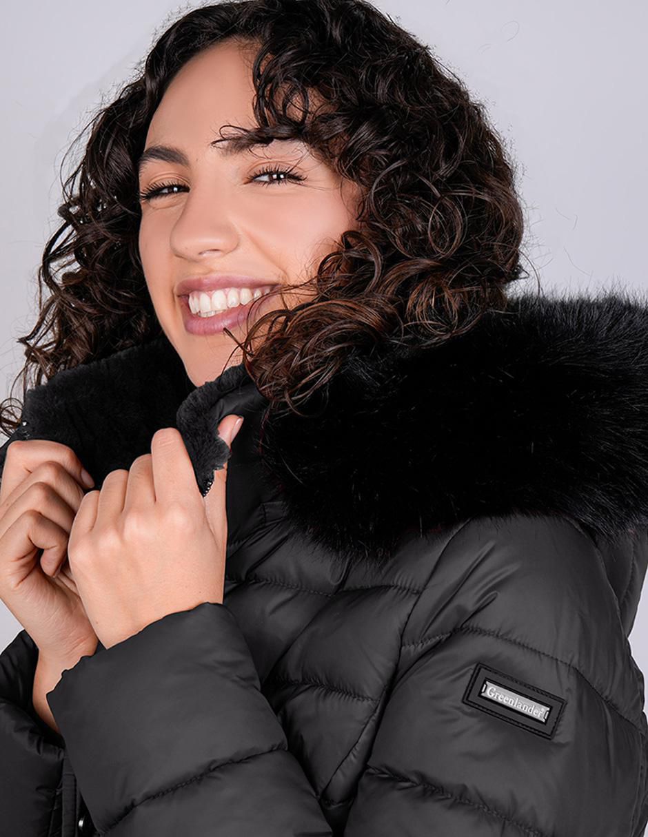 "chamarra" acolchada greenlander no impermeable "de" poliéster "para mujer"