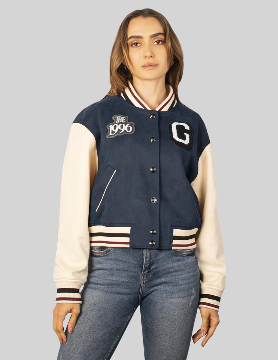 Chamarra bomber para mujer