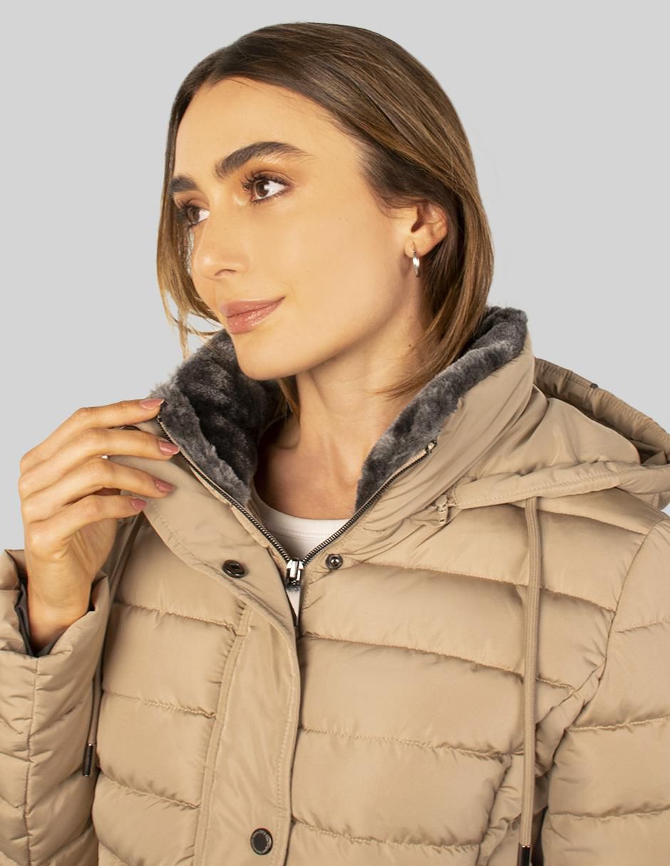 "chamarra" acolchada greenlander no aplica no impermeable "de" poliéster "para mujer"