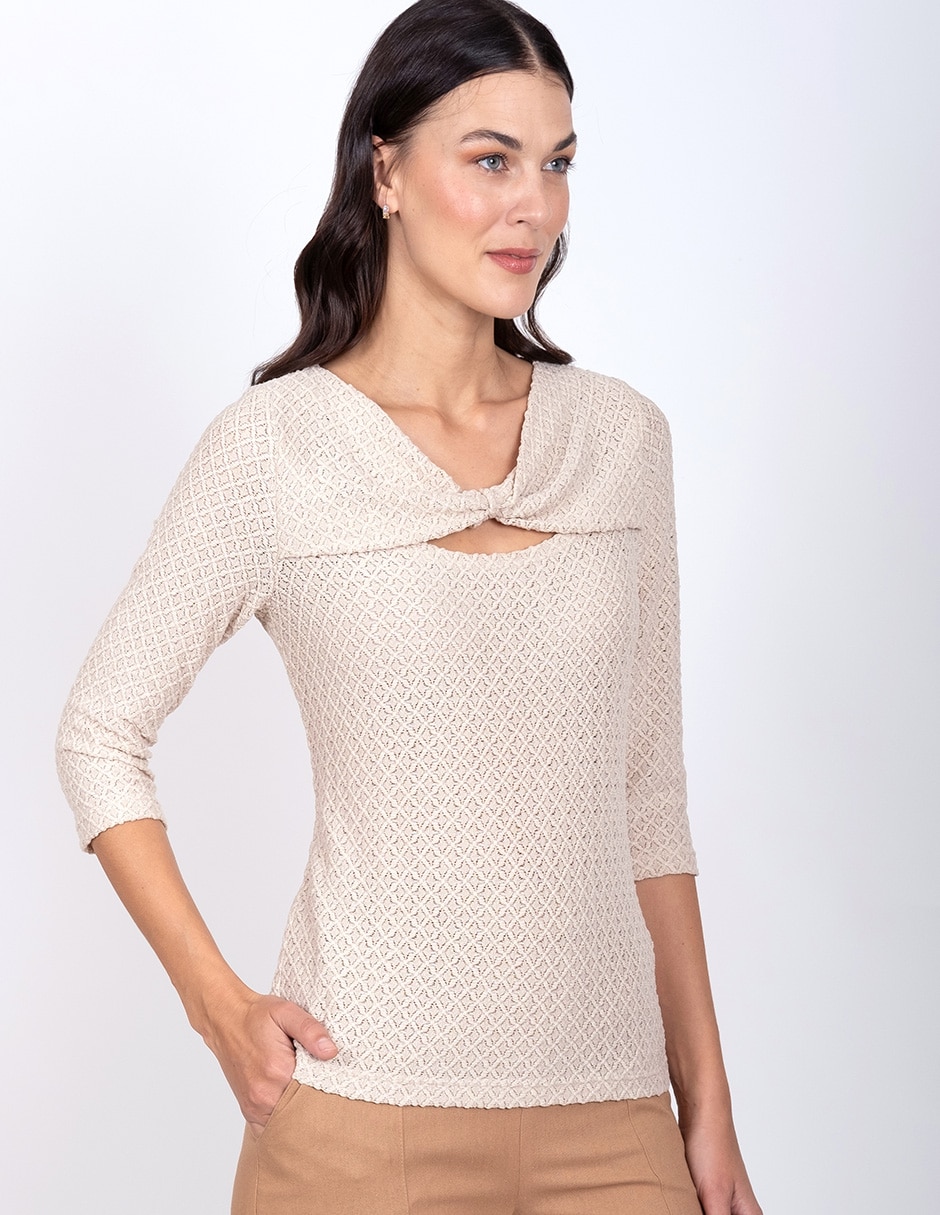Blusa manga 3/4 para mujer 3