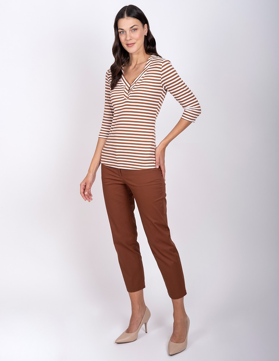 Blusa manga 3/4 para mujer 2