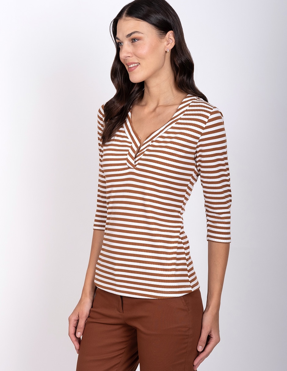 Blusa manga 3/4 para mujer 3