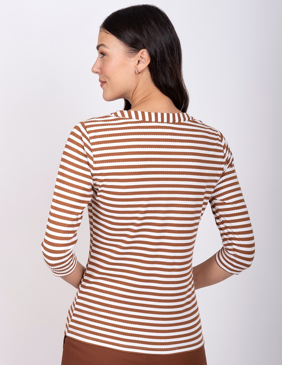 Blusa manga 3/4 para mujer 4