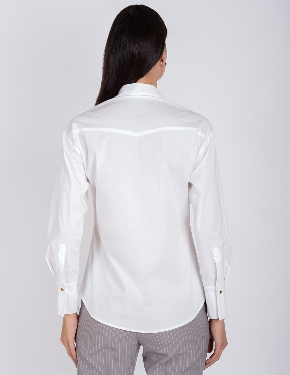 Blusa manga larga para mujer 4
