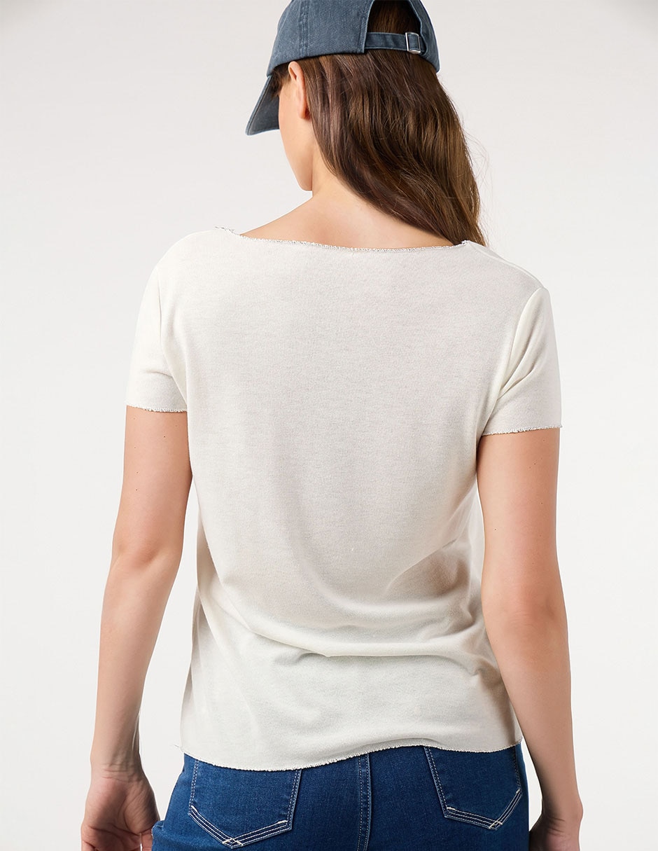 Blusa manga corta para mujer 2